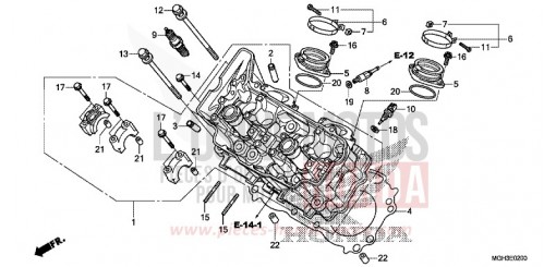 CULASSE (AVANT) VFR1200XC de 2012